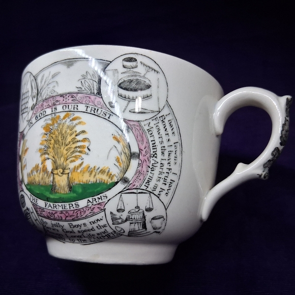 Antique Adams Of England Breakfast Cup Mug And Saucer Warranted Staffordshire - Picture 6 of 16